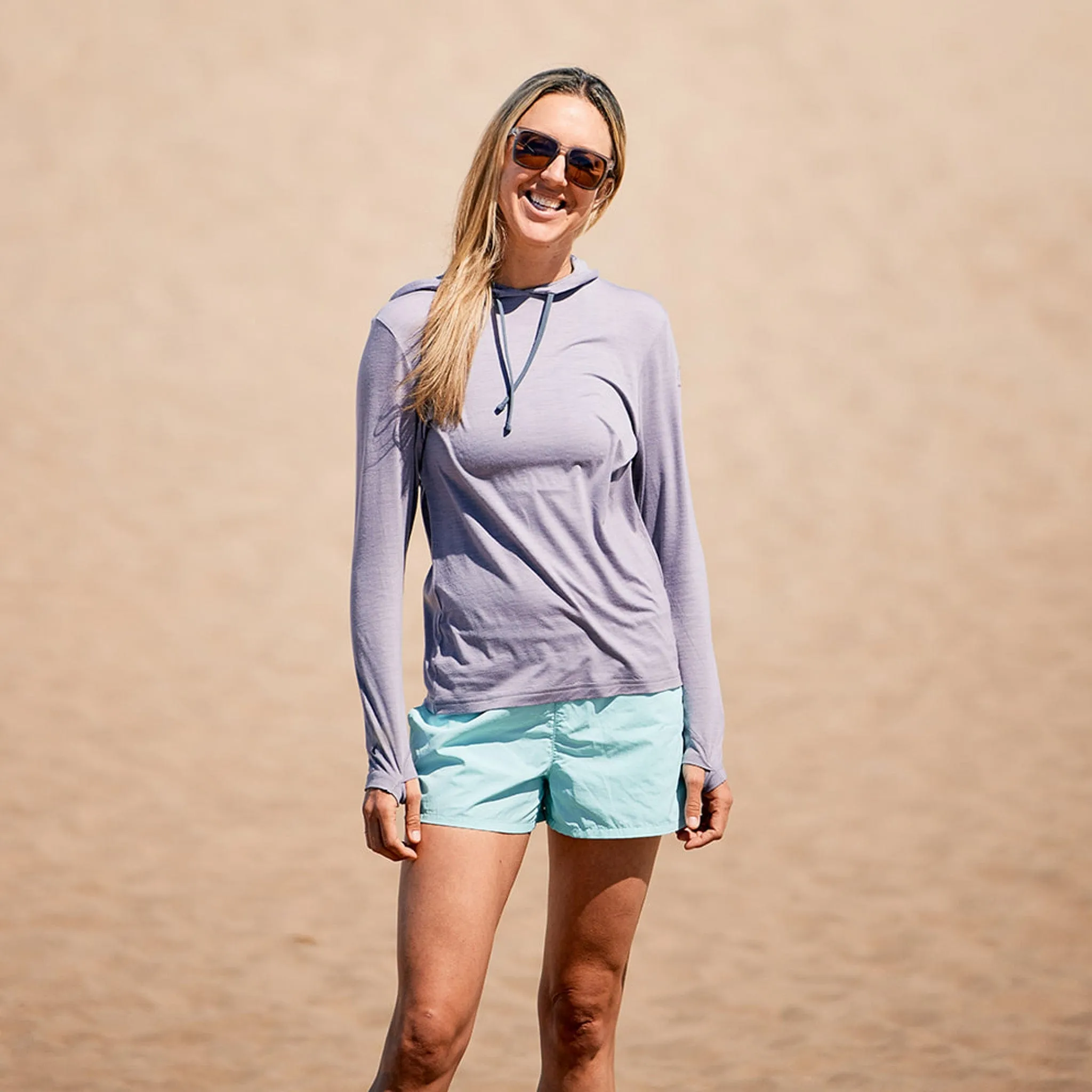 CLEARANCE Women's Solstice Lightweight Wool Hoodie - XS sold by Ridge Merino product image thumbnail 2