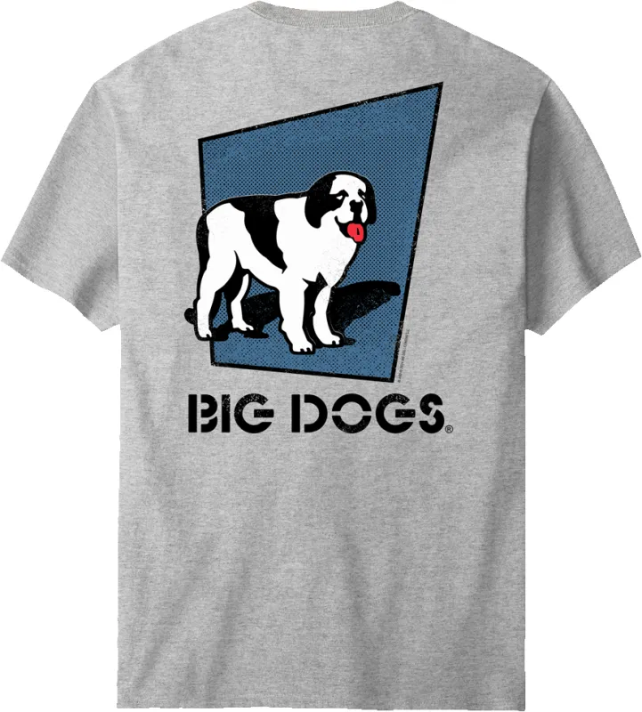 Big Dog Logo Retro T-shirt sold by The Walking Company