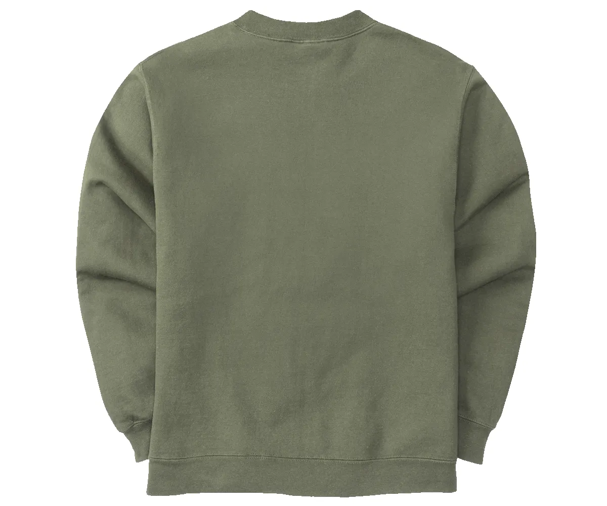 French Terry Fleece Embroidered Crew sold by The Walking Company product image thumbnail 3