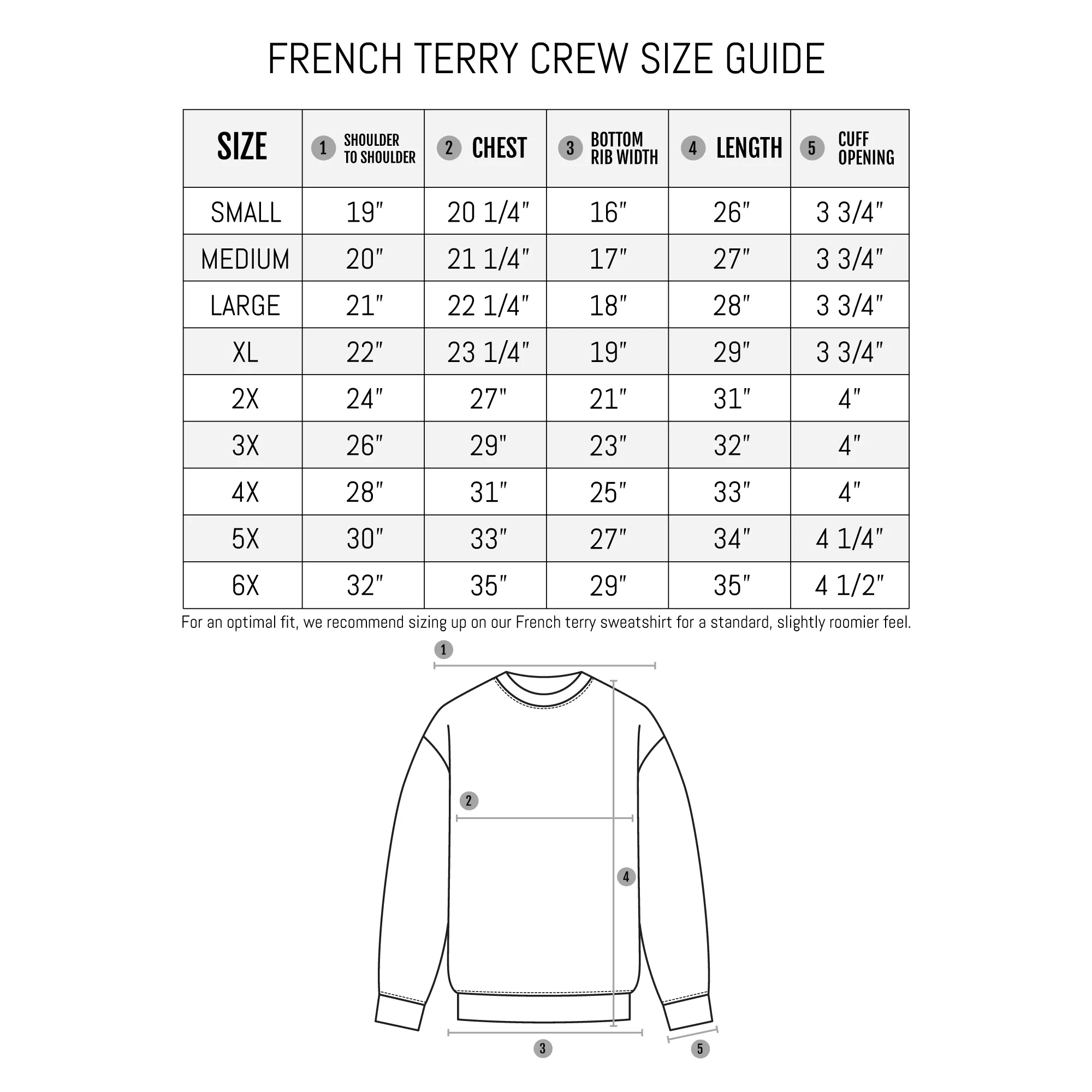 French Terry Fleece Embroidered Crew sold by The Walking Company product image thumbnail 4