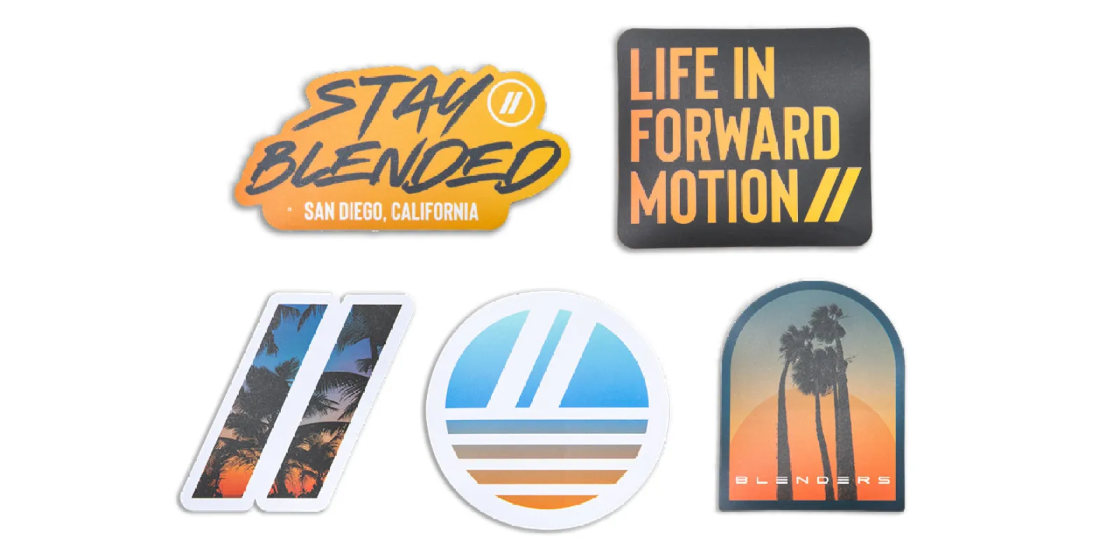 Sunset Sticker Pack made by Blenders Eyewear