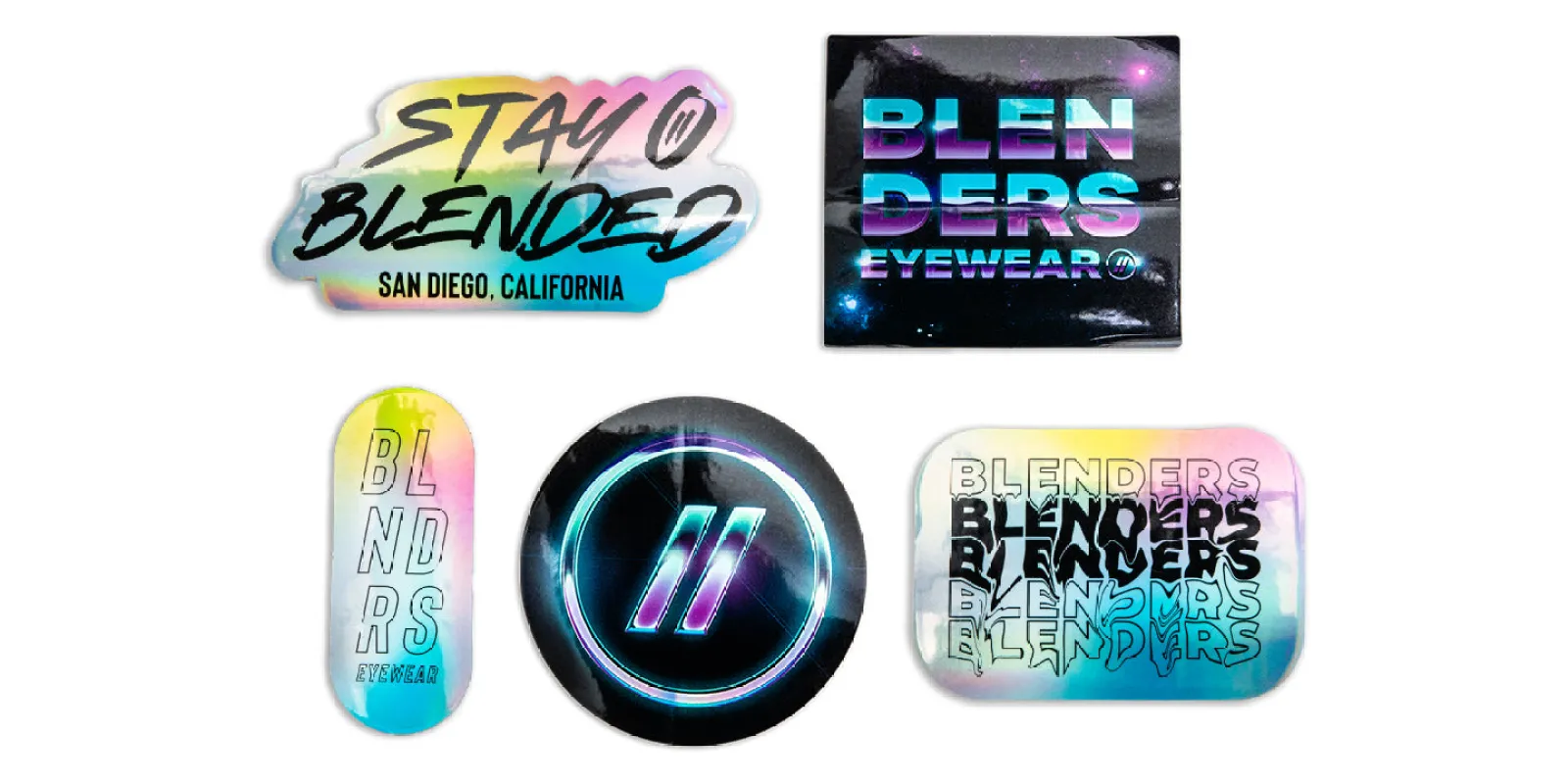 Holographic Sticker Pack made by Blenders Eyewear