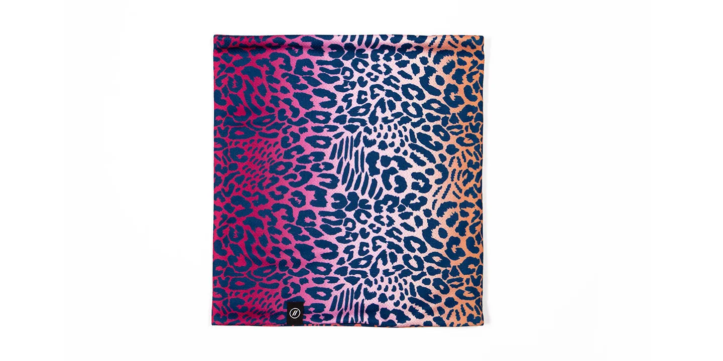 Cheetah/Navy Neck Gaiter sold by Blenders Eyewear
