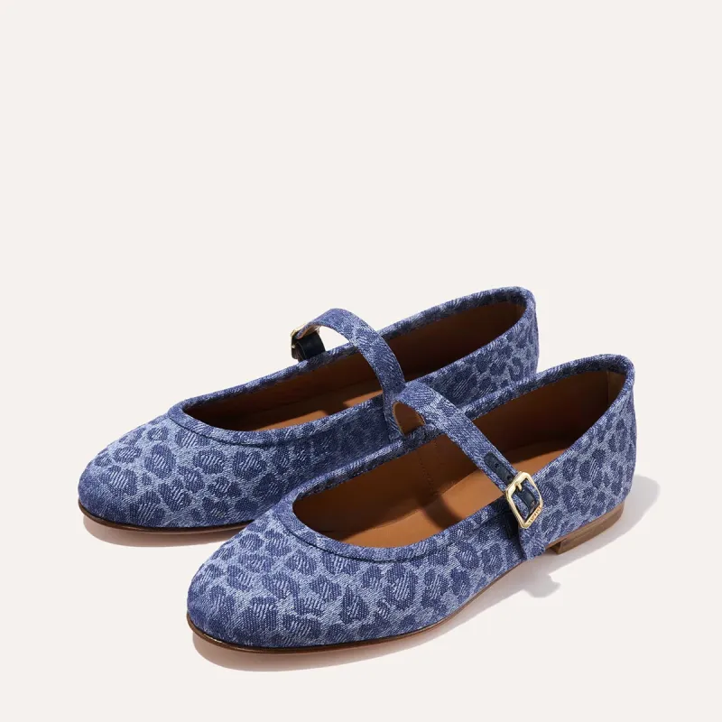 The Demi Jane - Leopard Denim sold by Margaux