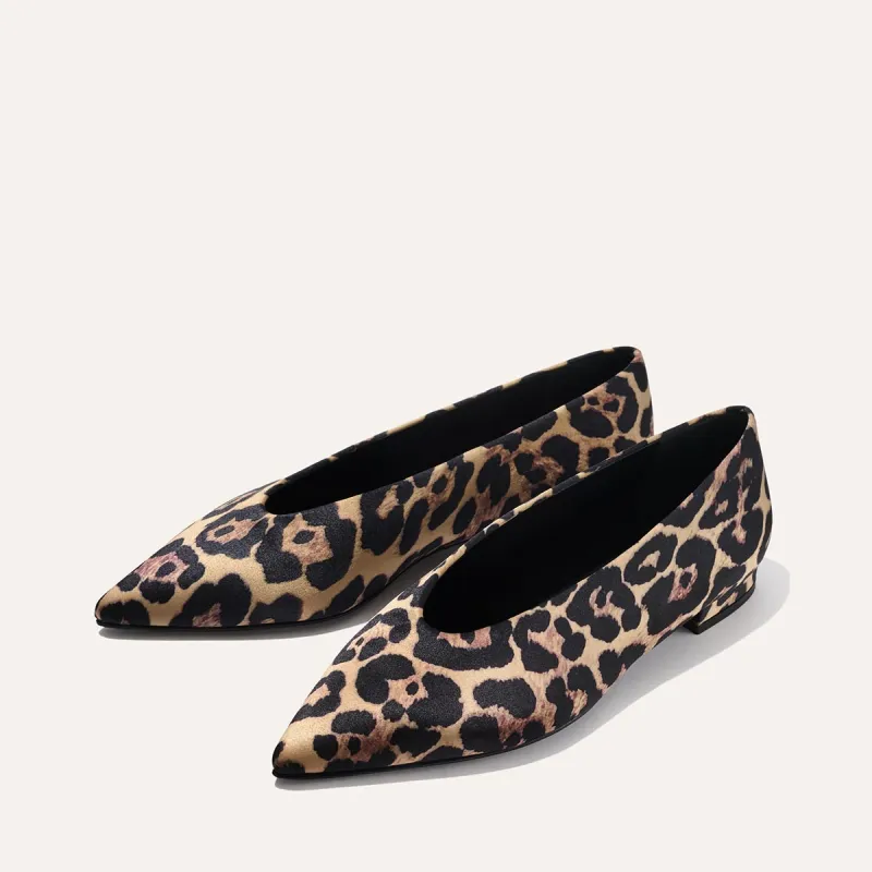The Parra - Leopard Satin sold by Margaux
