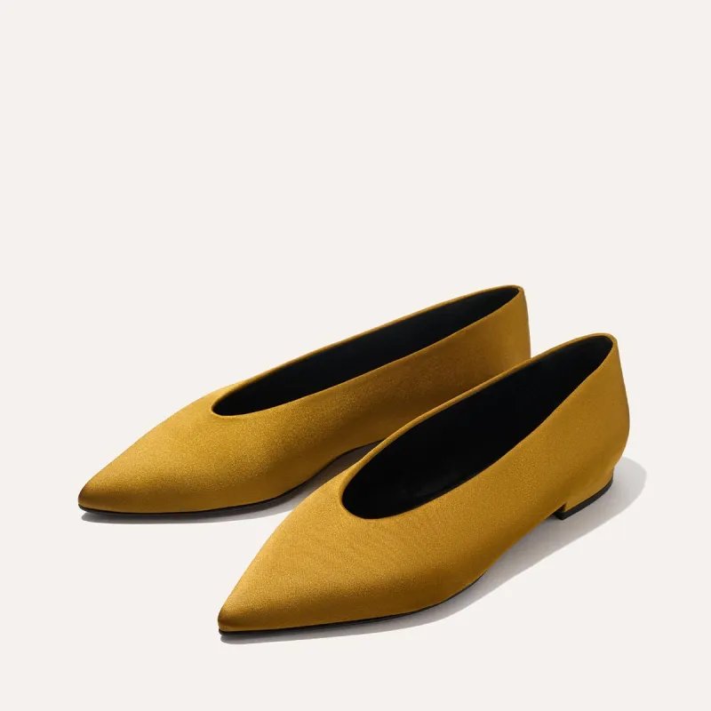 The Parra - Ochre Satin sold by Margaux