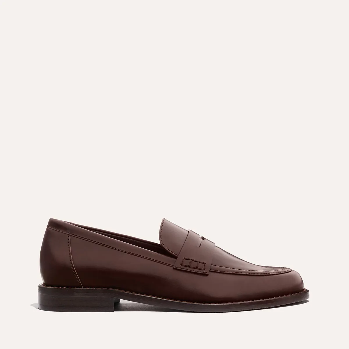 The Marlowe Loafer - Mahogany Calf sold by Margaux