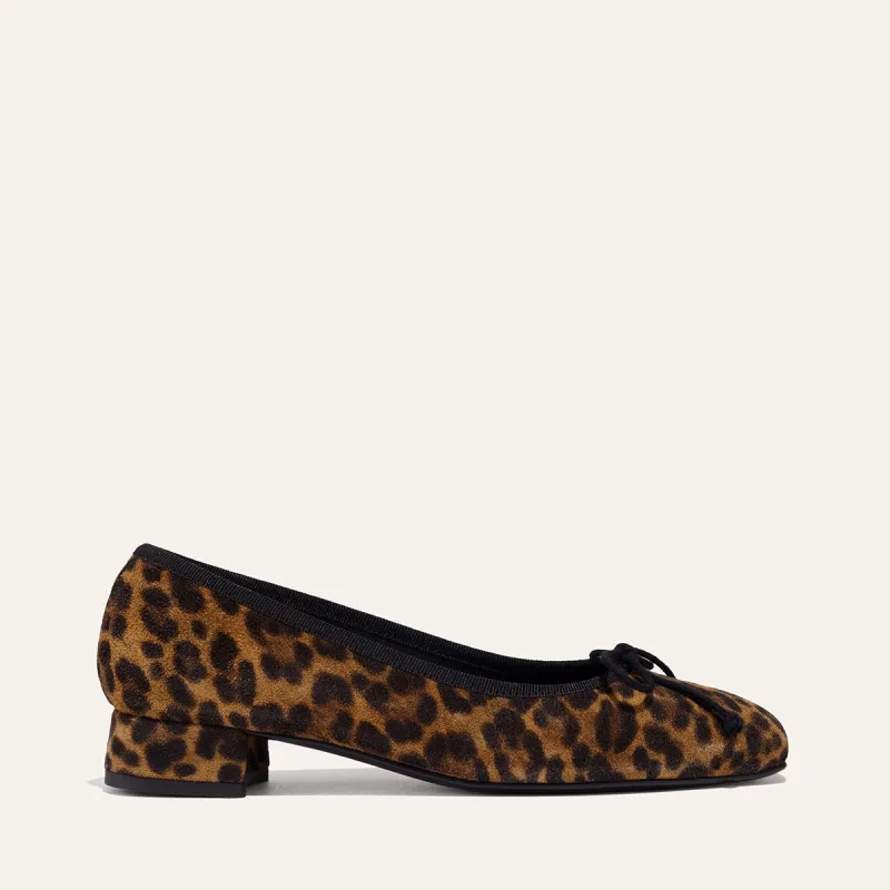 The Ada - Leopard Suede sold by Margaux