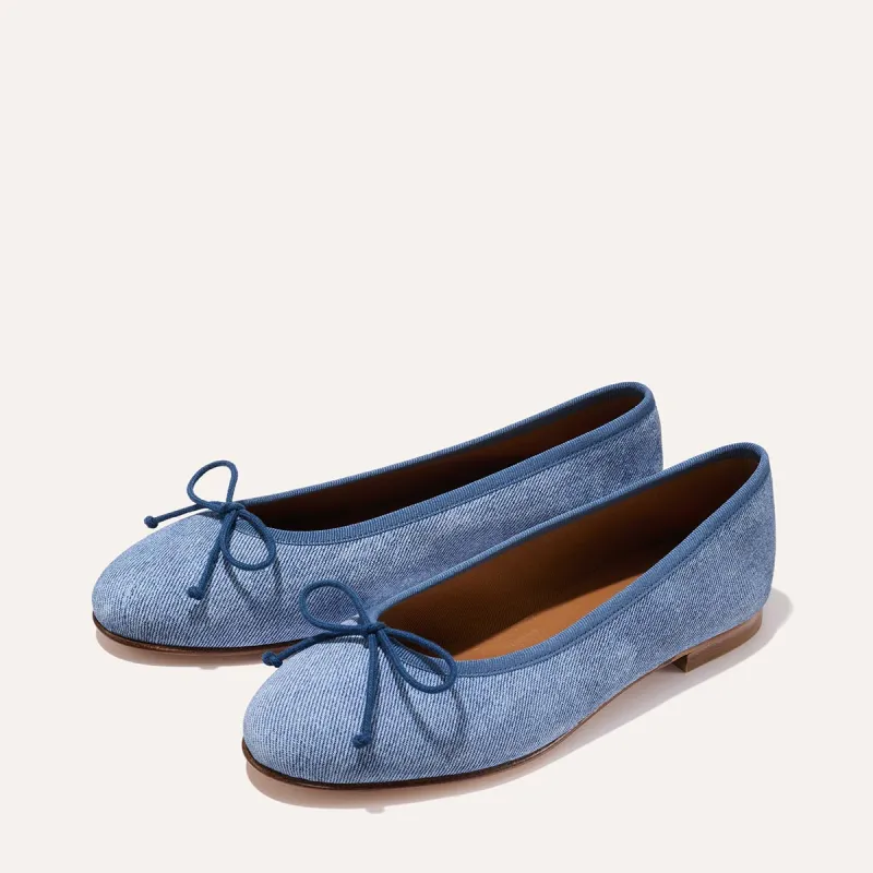 The Demi - Denim Suede sold by Margaux