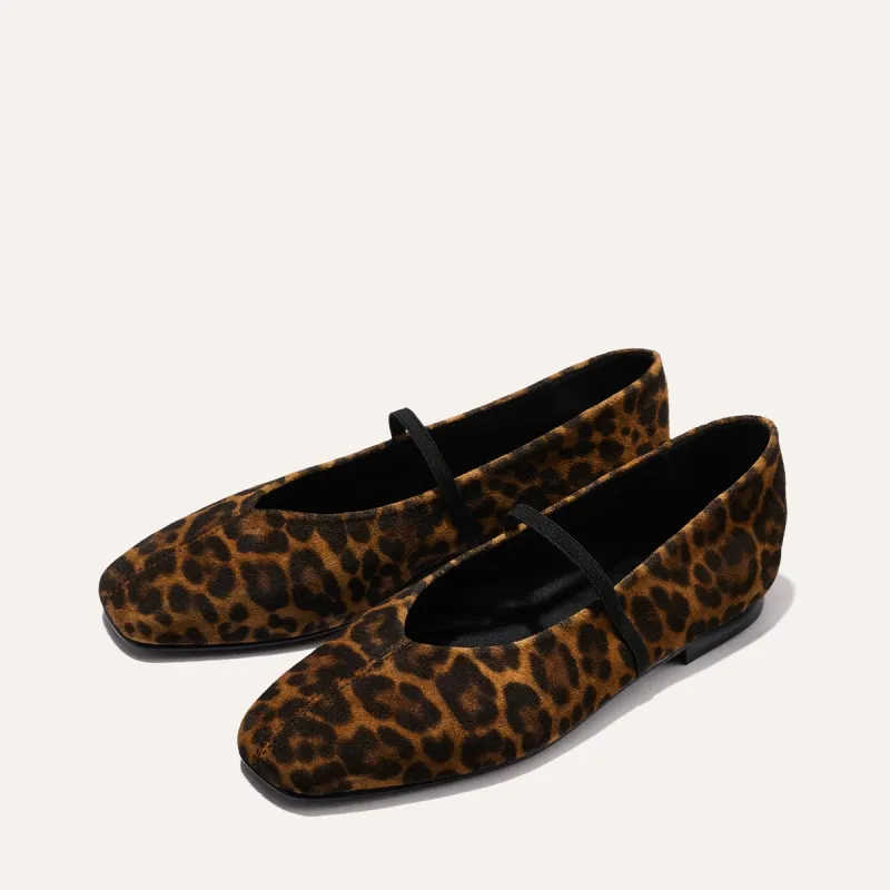 The Phoebe - Leopard Suede sold by Margaux