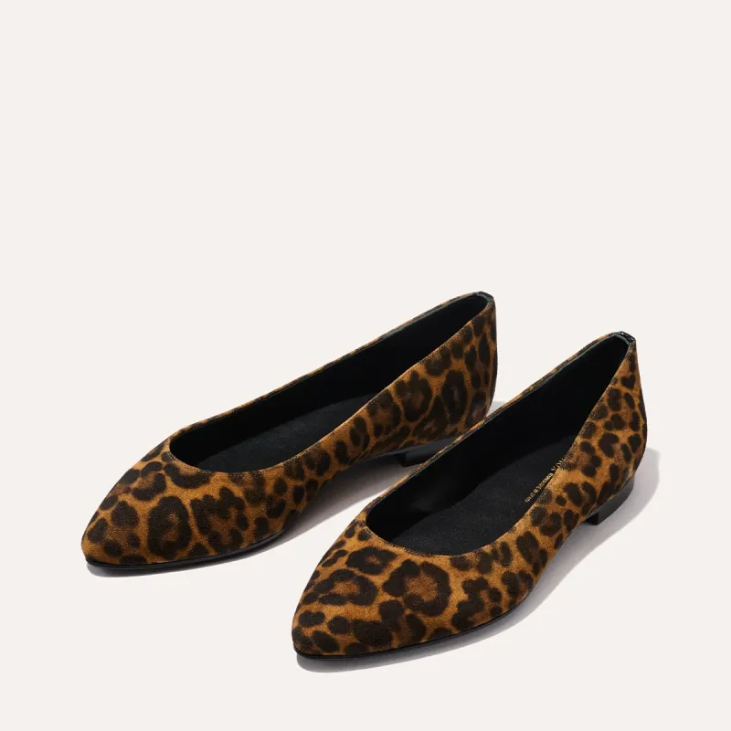 The Pointe - Leopard Suede sold by Margaux