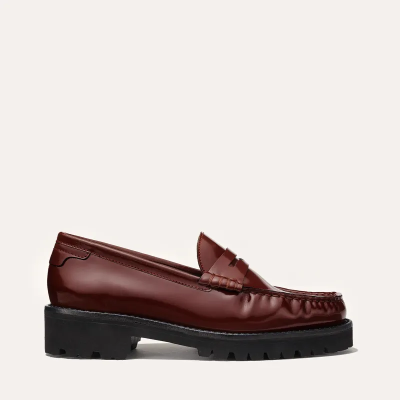 The Louisa Loafer - Hickory Calf sold by Margaux