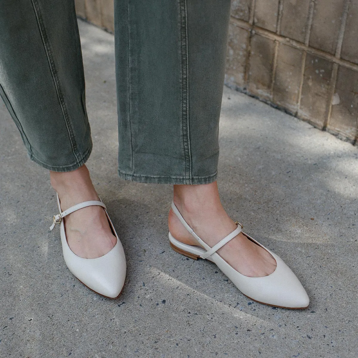 The Crosby Sling - Ecru Nappa sold by Margaux product image thumbnail 2