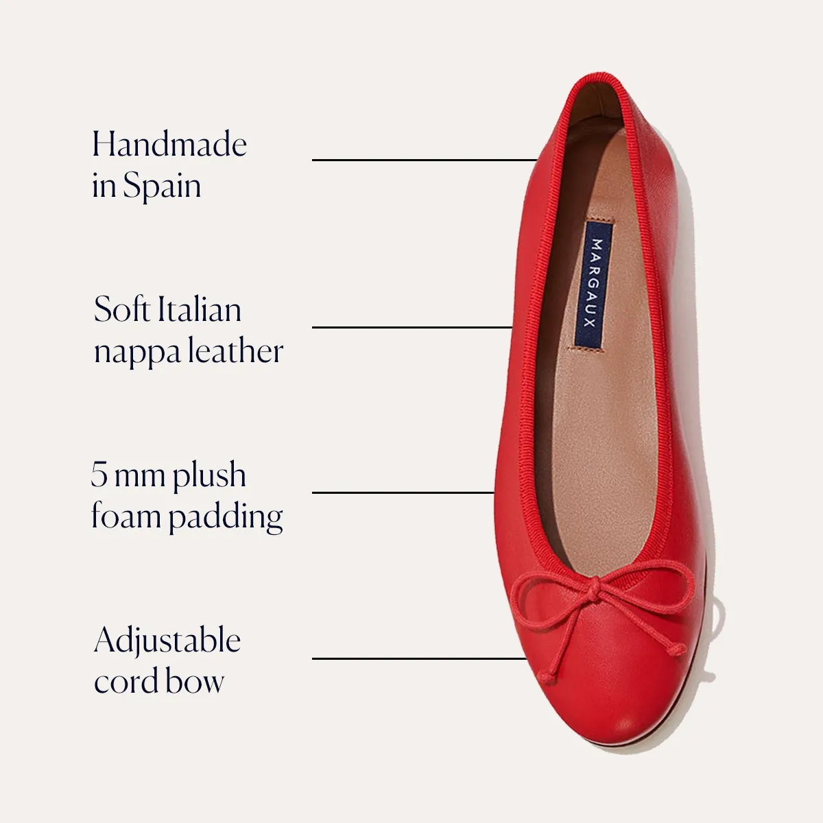 The Demi - Scarlet Nappa sold by Margaux product image thumbnail 3