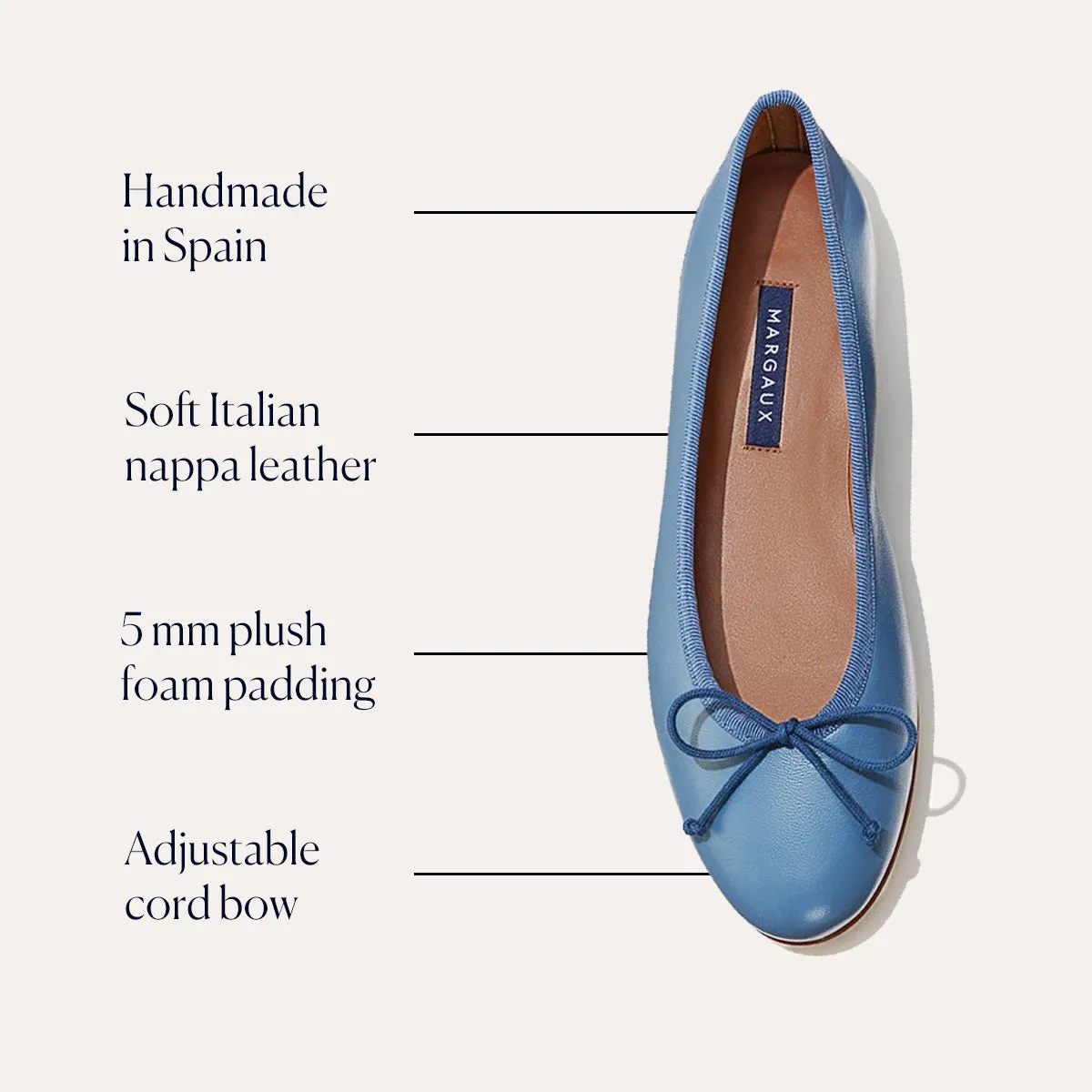 The Demi - Cerulean Nappa sold by Margaux product image thumbnail 3