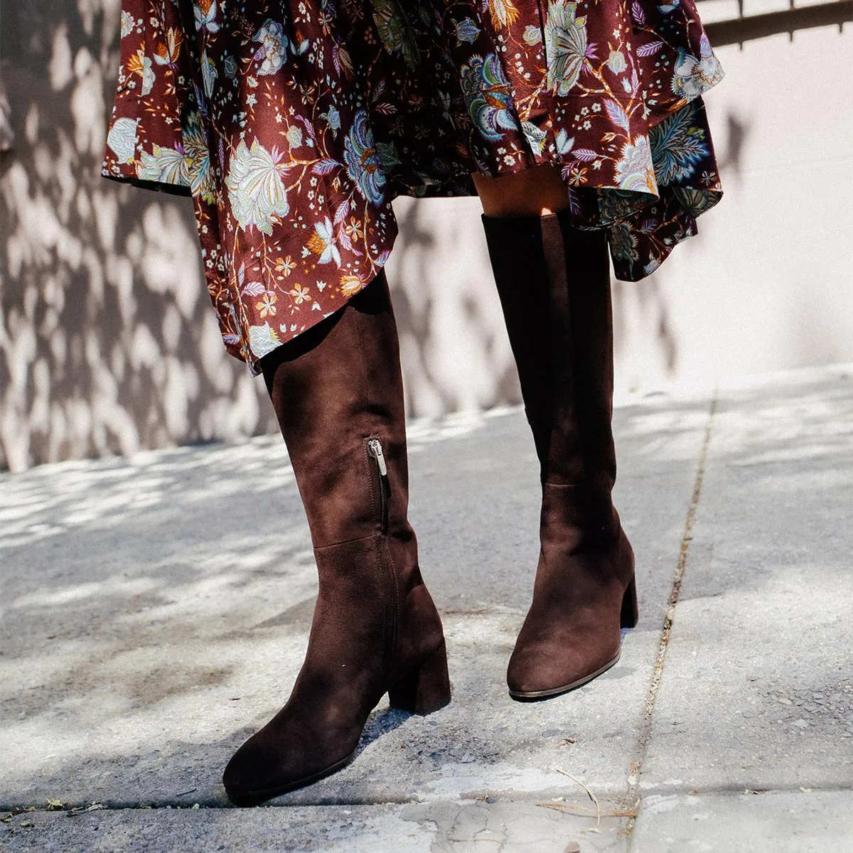 The Edie Boot - Chocolate Suede sold by Margaux product image thumbnail 2