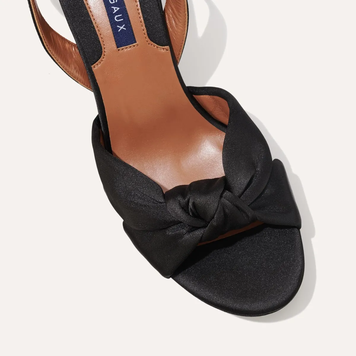 The Carmine Platform - Black Satin sold by Margaux product image thumbnail 5