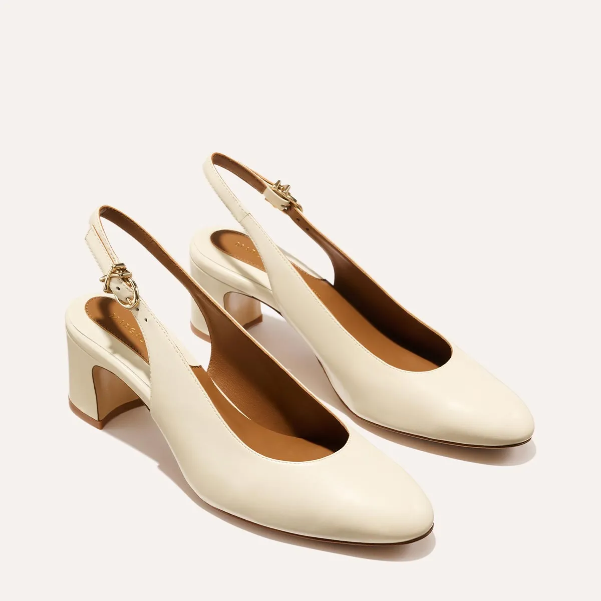 The Cluny Slingback - Cream Calf sold by Margaux product image thumbnail 2