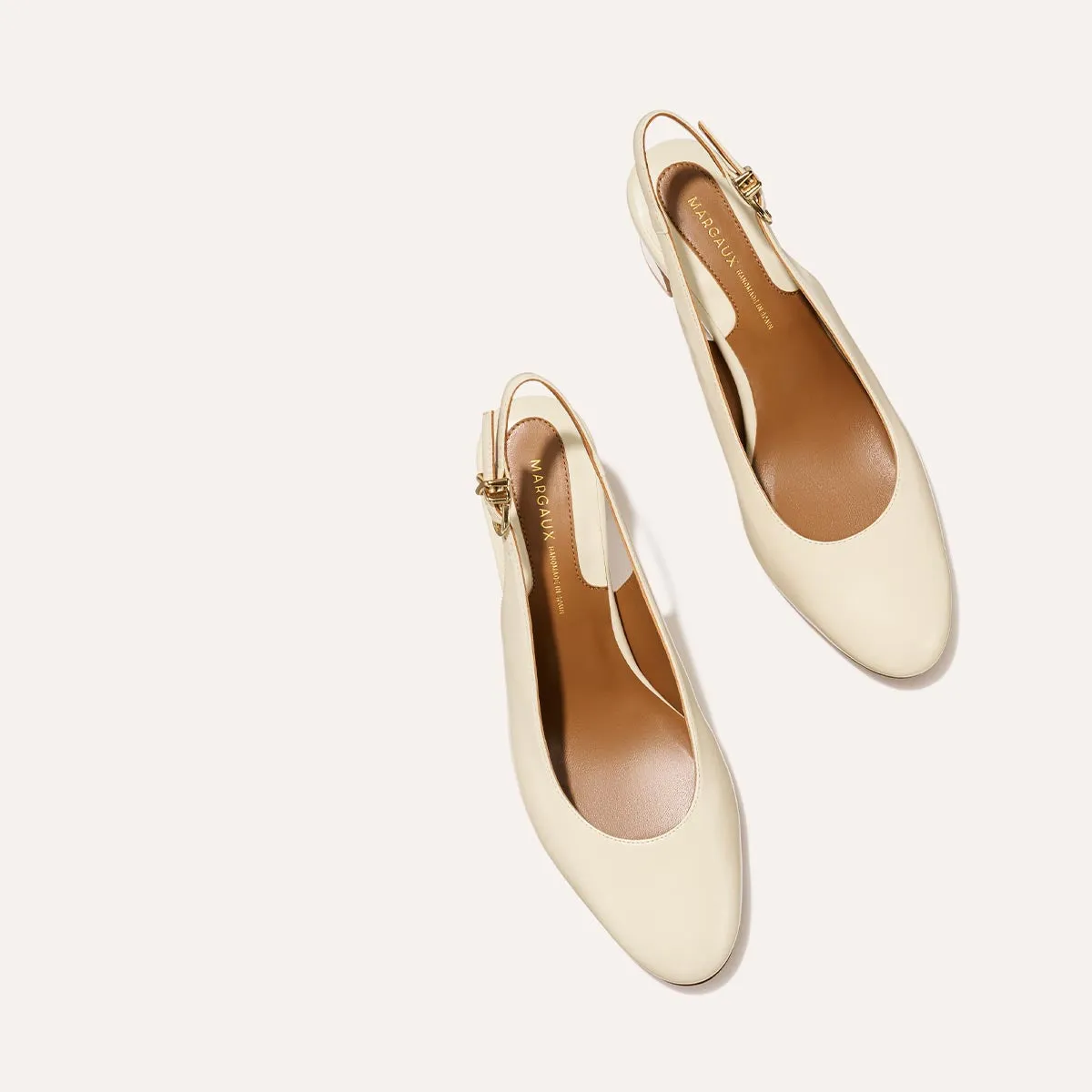 The Cluny Slingback - Cream Calf sold by Margaux product image thumbnail 4