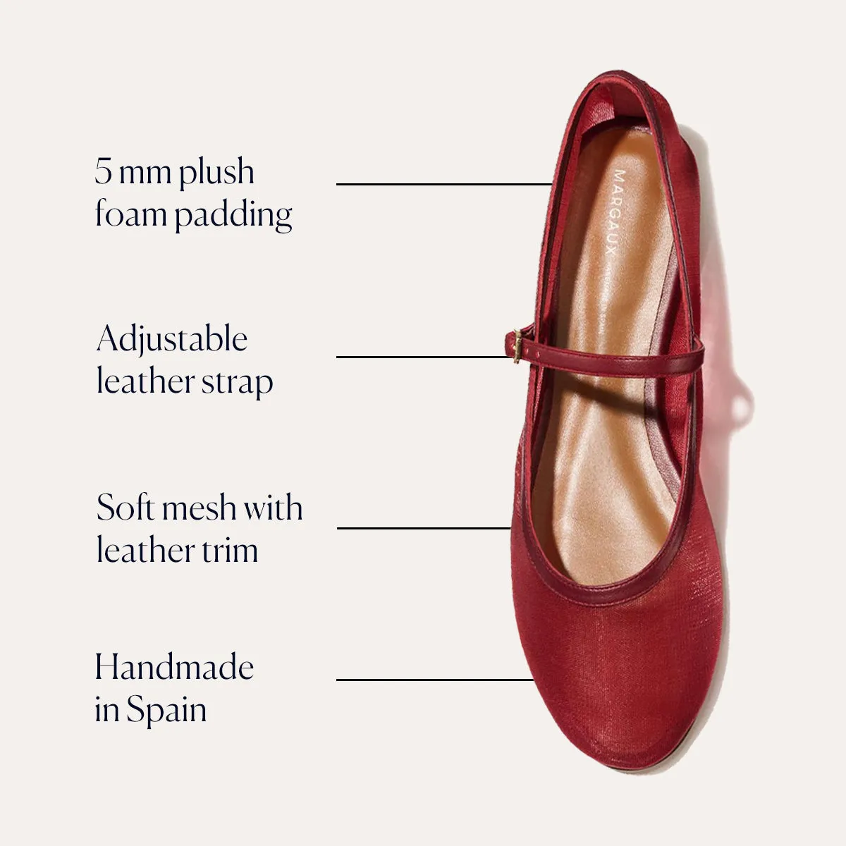 The Demi Jane - Crimson Mesh sold by Margaux product image thumbnail 3