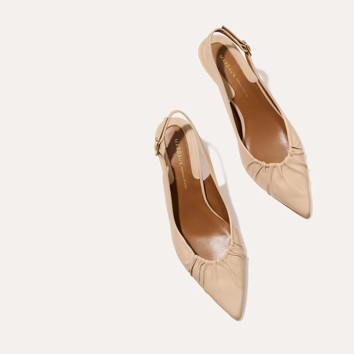 The Anya Slingback - Almond Nappa sold by Margaux product image thumbnail 5