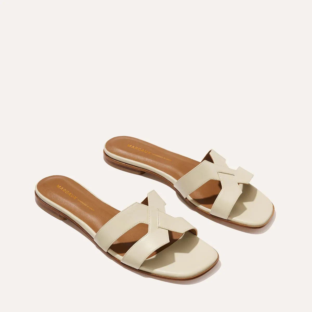 The MX Sandal - Ecru Calf sold by Margaux