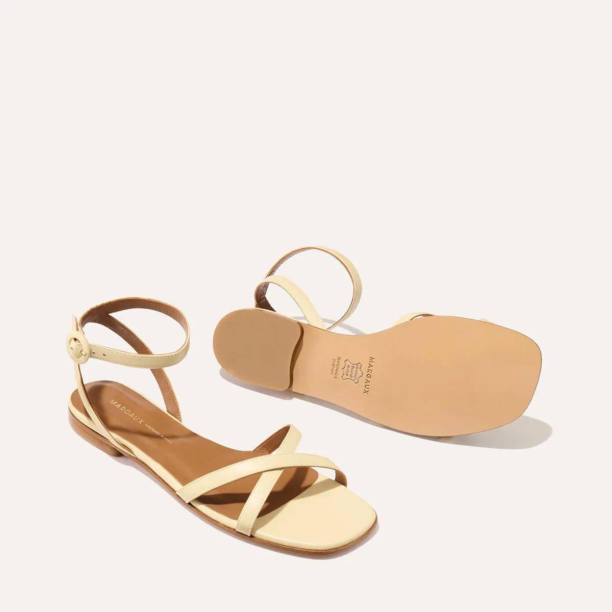 The Flat Sandal - Butter Nappa sold by Margaux product image thumbnail 4