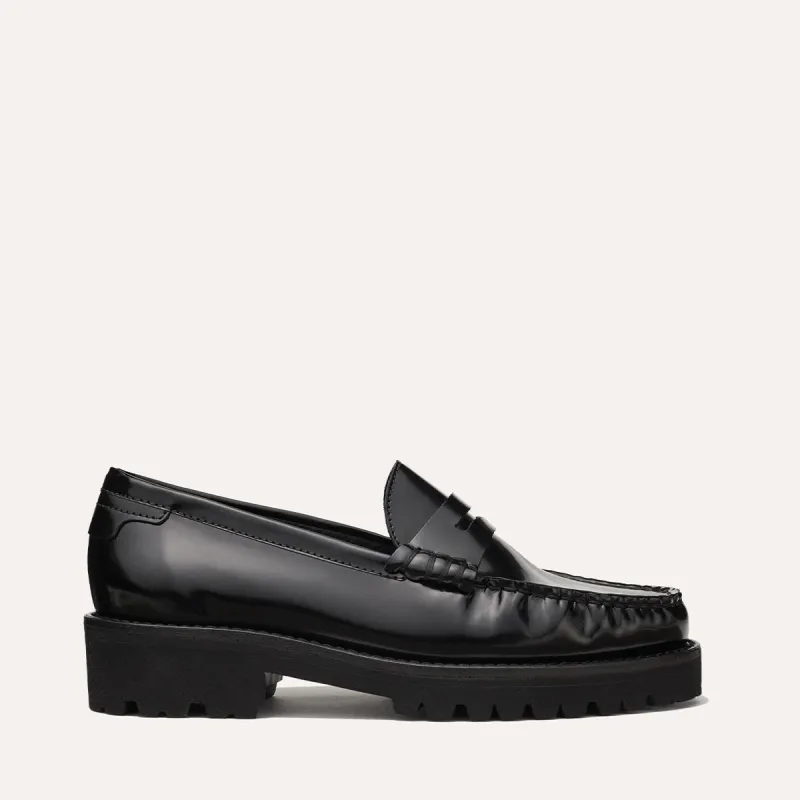 The Louisa Loafer First Edition - Black Calf made by Margaux
