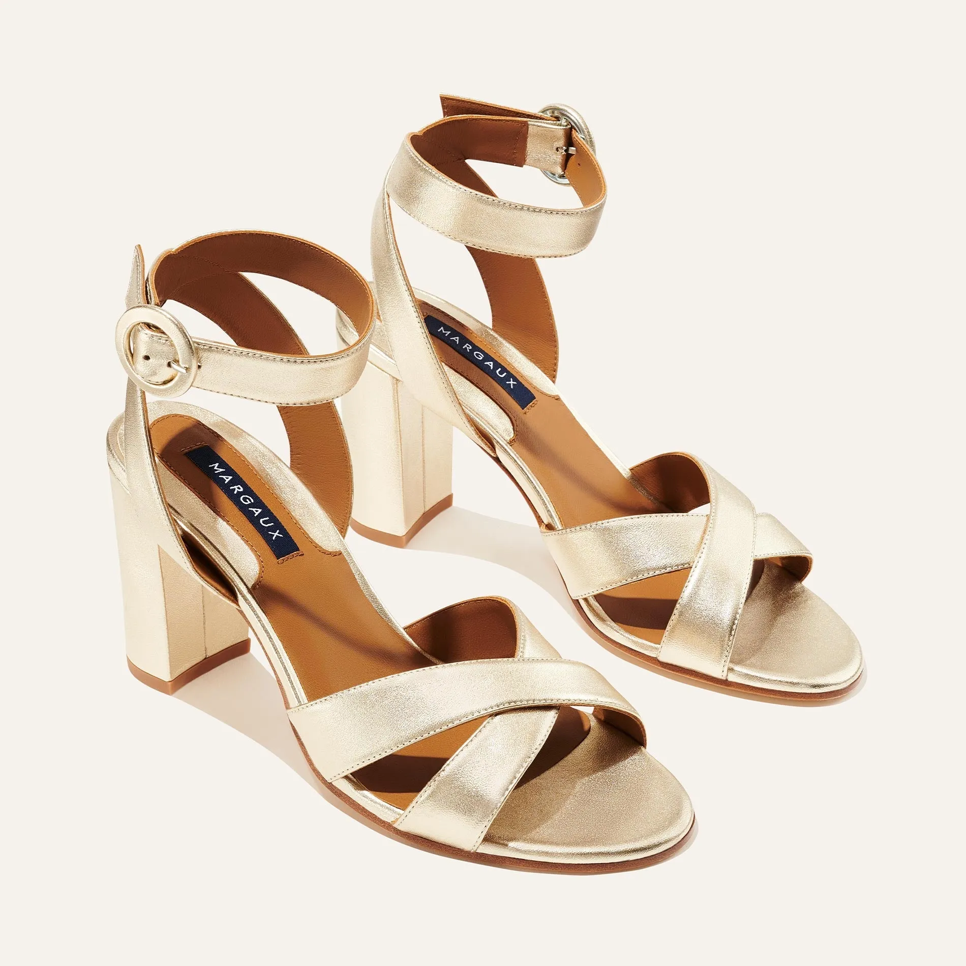 The Uptown Sandal - Champagne sold by Margaux product image thumbnail 2