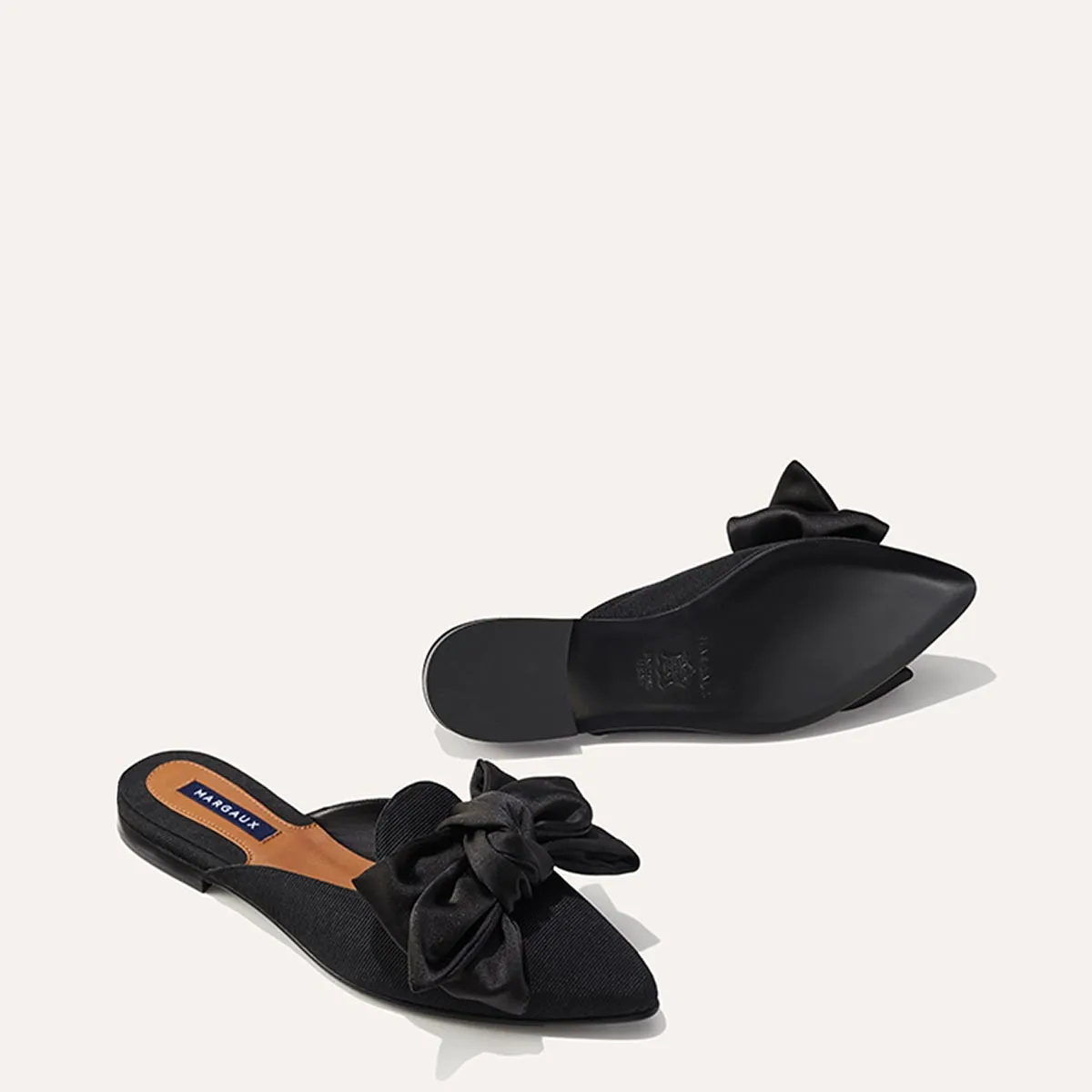 The Mule - Black Grosgrain sold by Margaux product image thumbnail 5