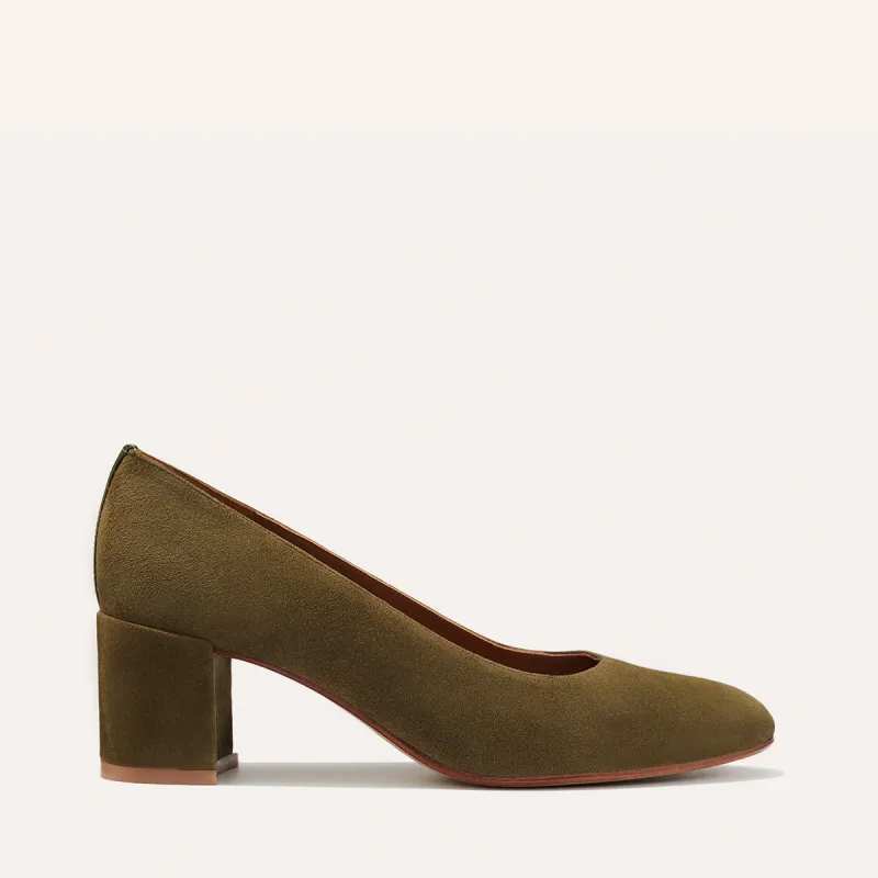The Heel - Spruce Suede sold by Margaux