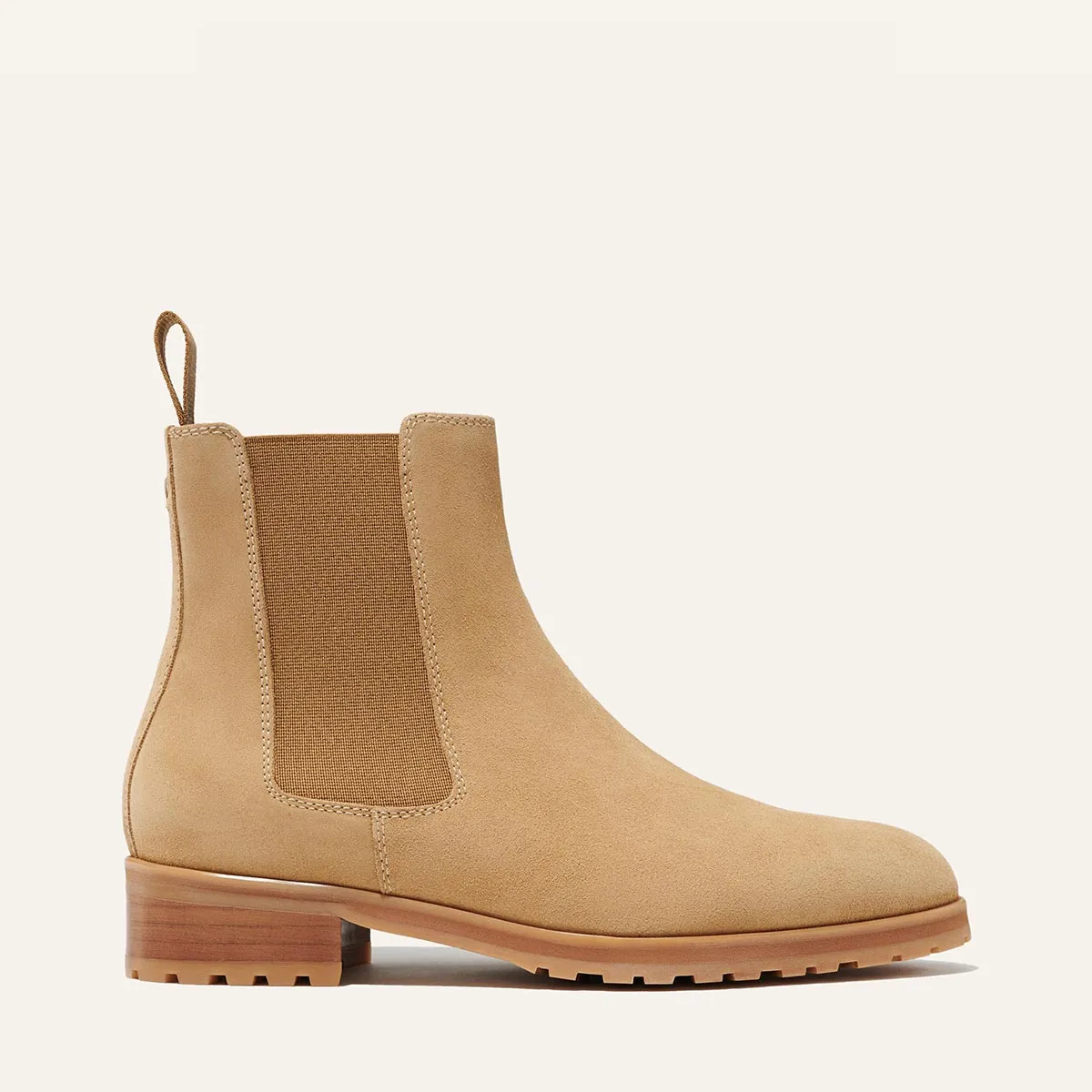 The Chelsea Boot - Sand Suede sold by Margaux