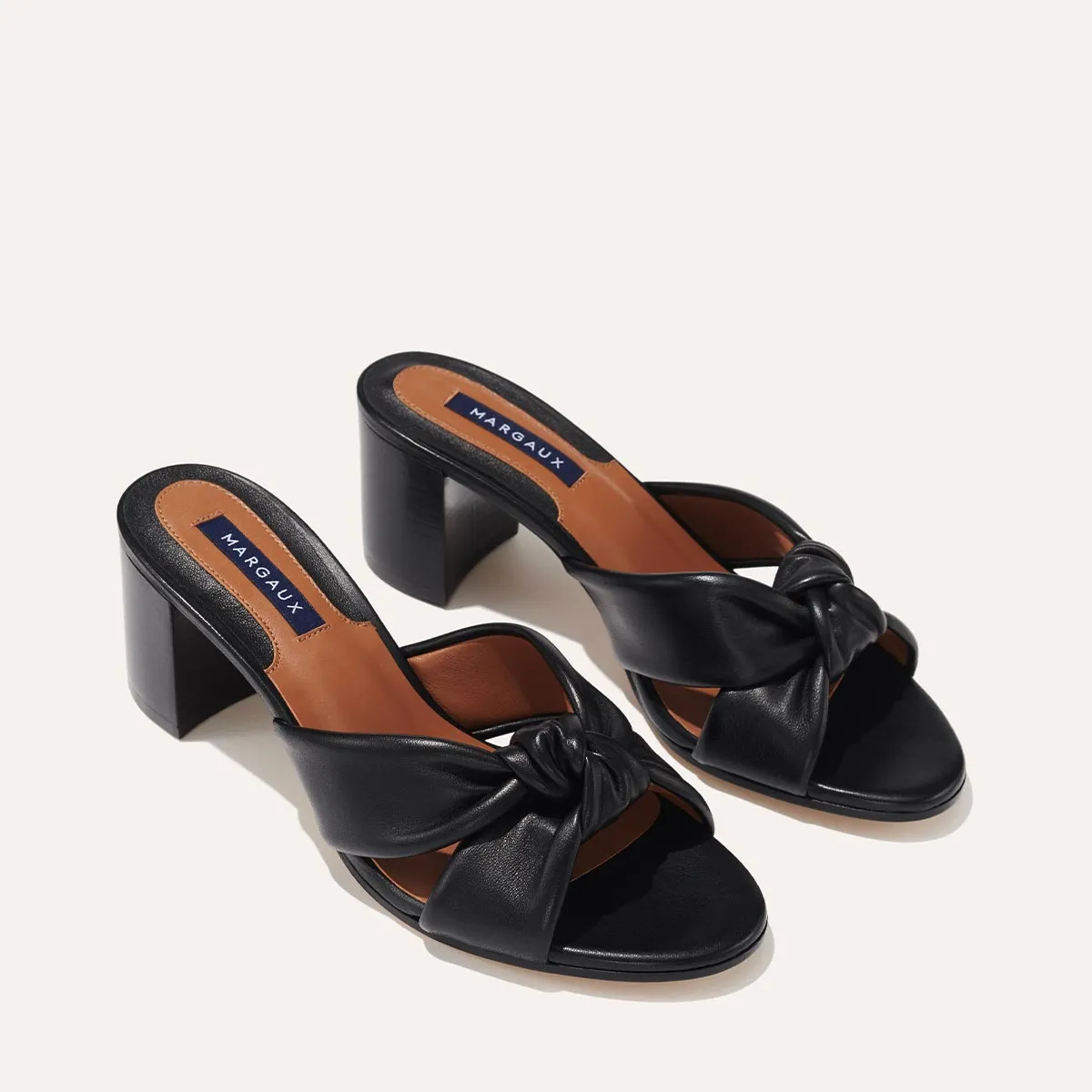 The Carmine Mule - Black Nappa sold by Margaux product image thumbnail 3