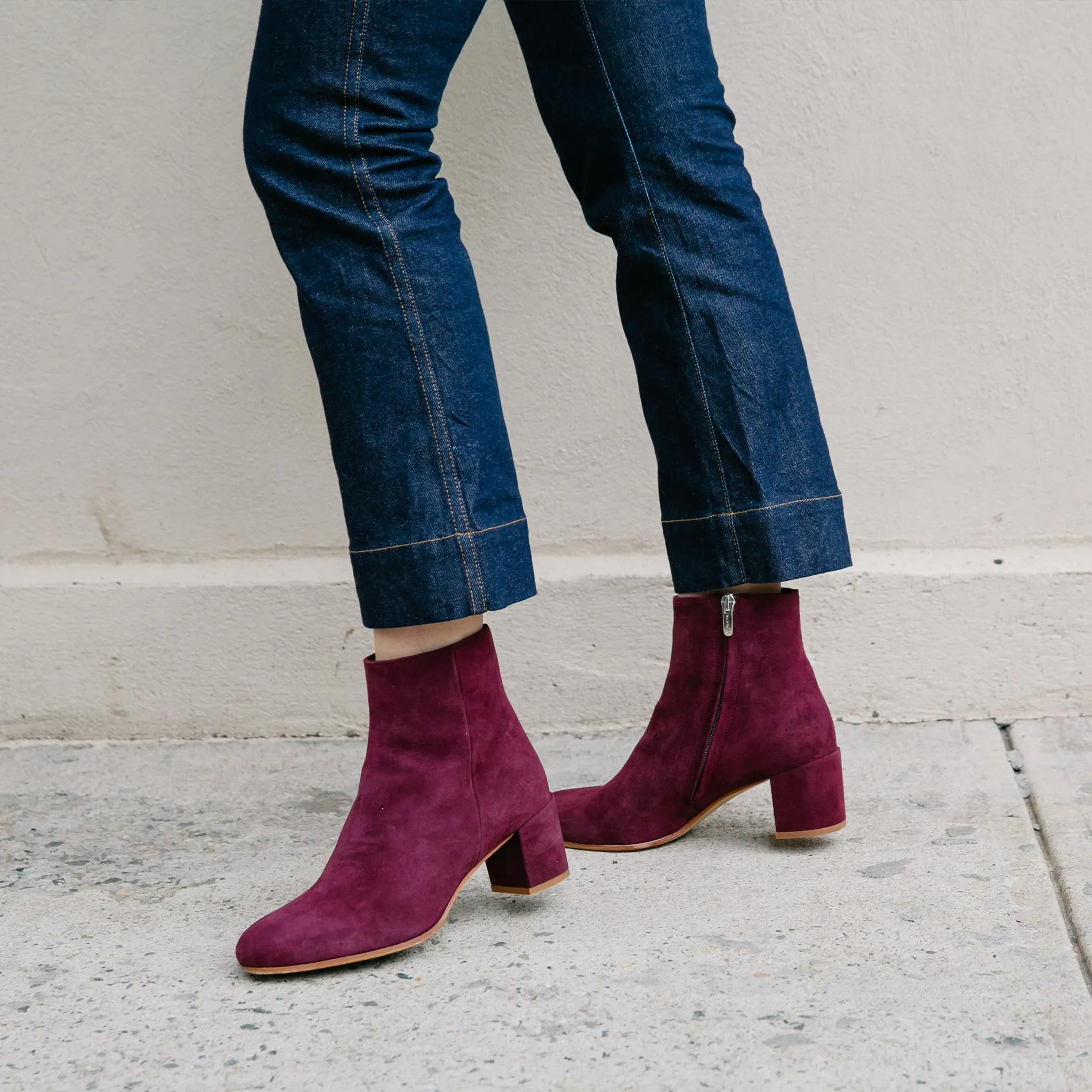 The Boot - Mulberry Suede sold by Margaux product image thumbnail 2