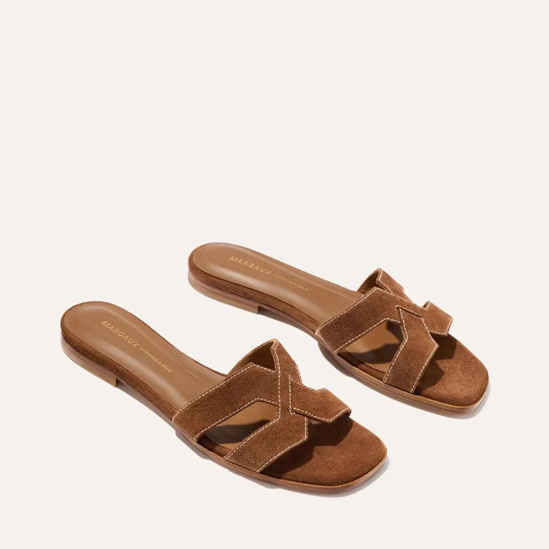 The MX Sandal - Saddle Suede made by Margaux