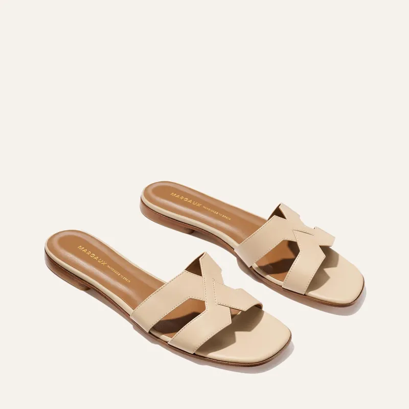 The MX Sandal - Latte Calf made by Margaux