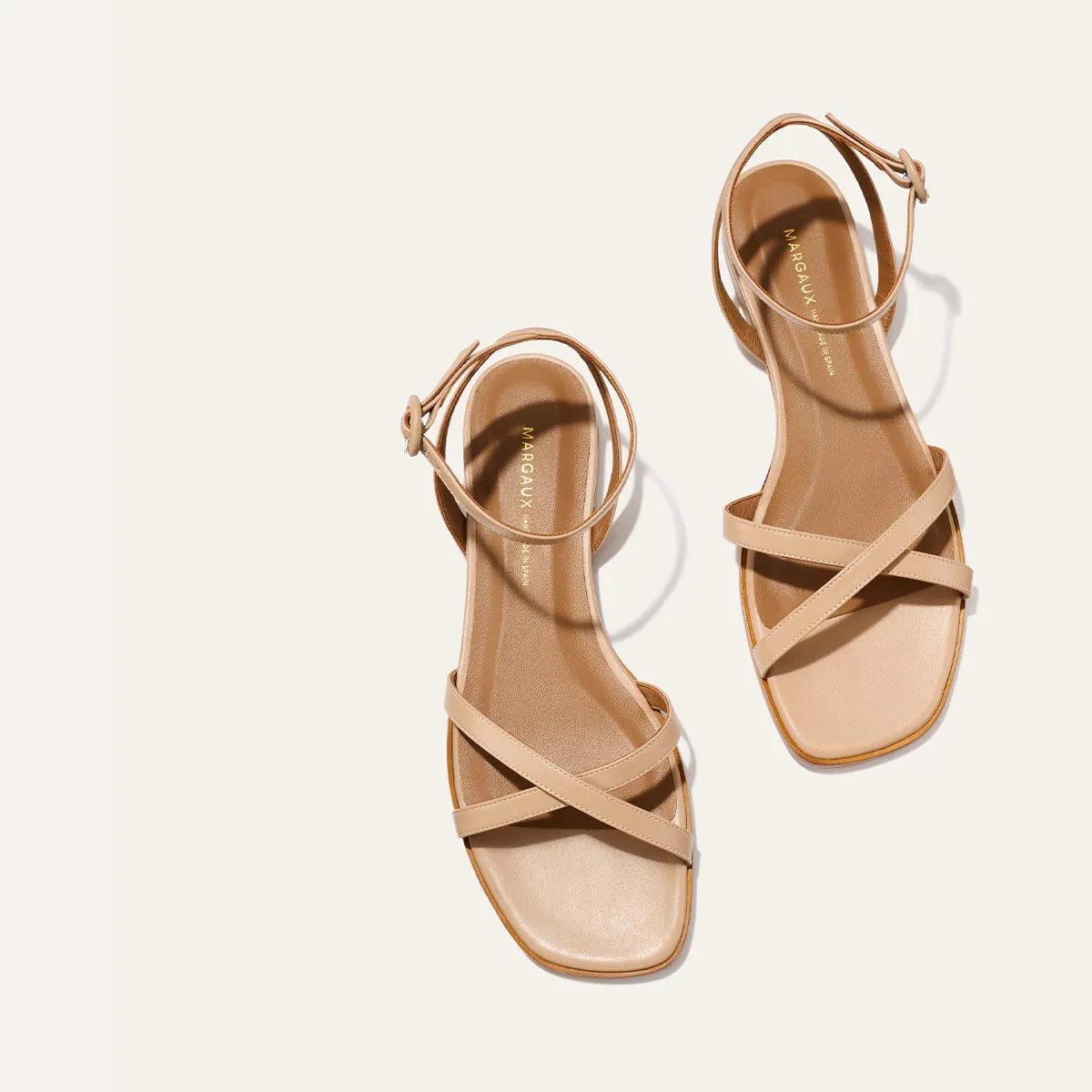 The Flat Sandal - Dune Nappa sold by Margaux product image thumbnail 4