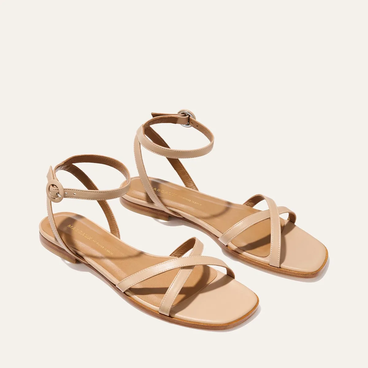 The Flat Sandal - Dune Nappa sold by Margaux product image thumbnail 3