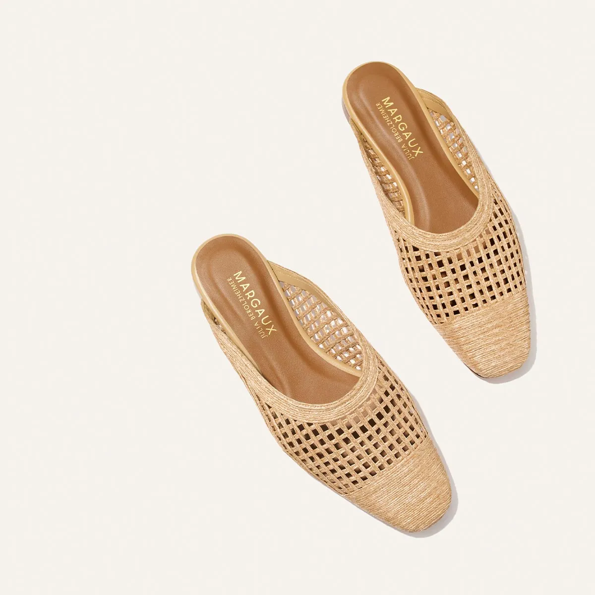 The Clara - Natural Grid Raffia sold by Margaux product image thumbnail 3