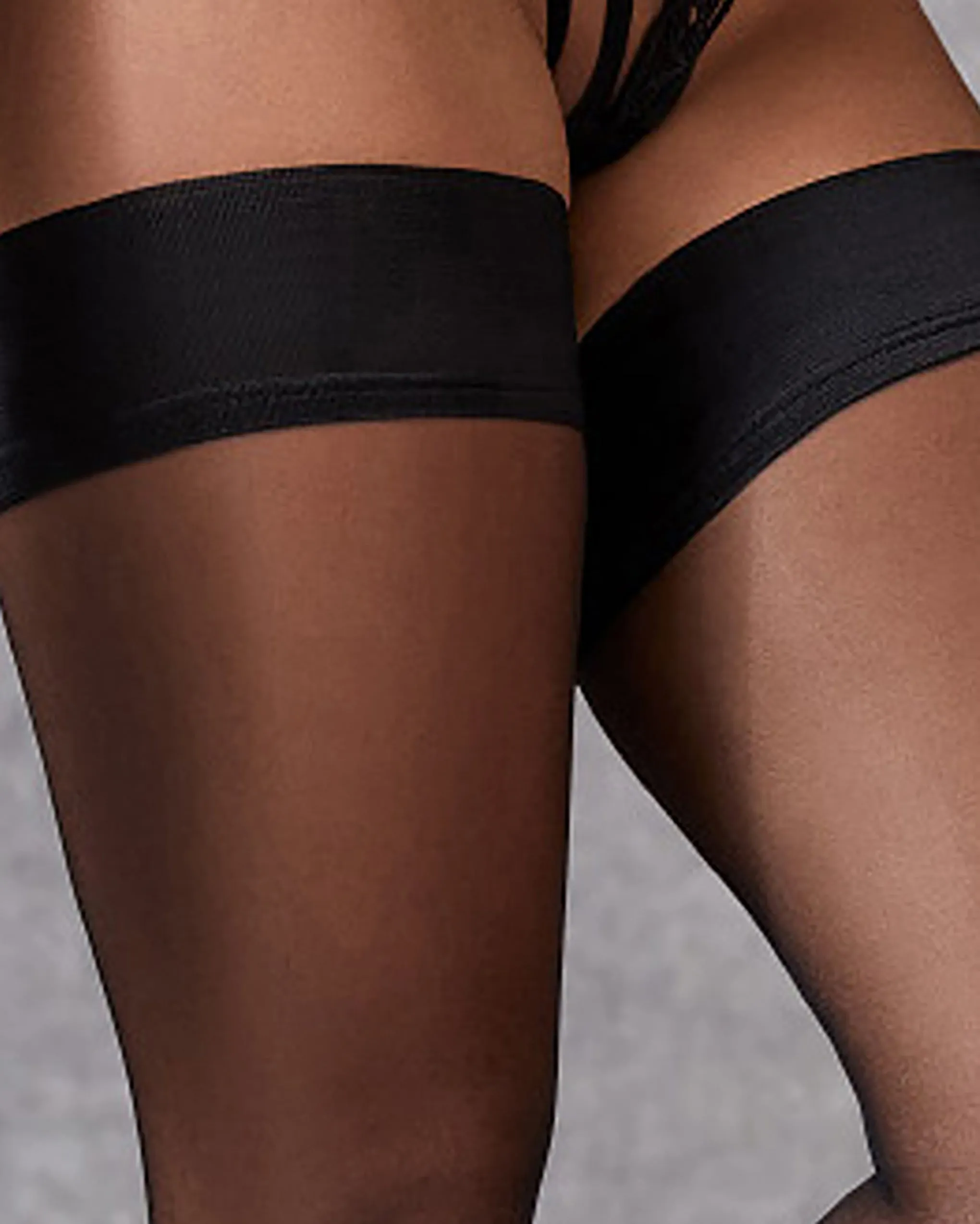 Plain Leg/Plain Top Hold Ups Black sold by Bluebella product image thumbnail 4