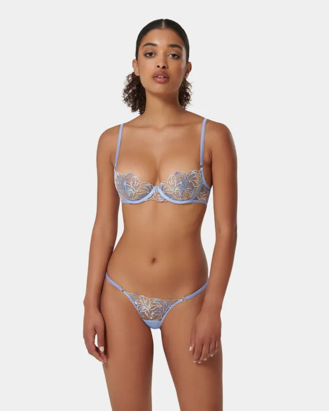 Set: Lilly Hydrangea Blue/Ice Water Blue/Sheer sold by Bluebella