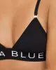 Lulu Eco Bamboo Non Wired Bra Black/White sold by Bluebella
