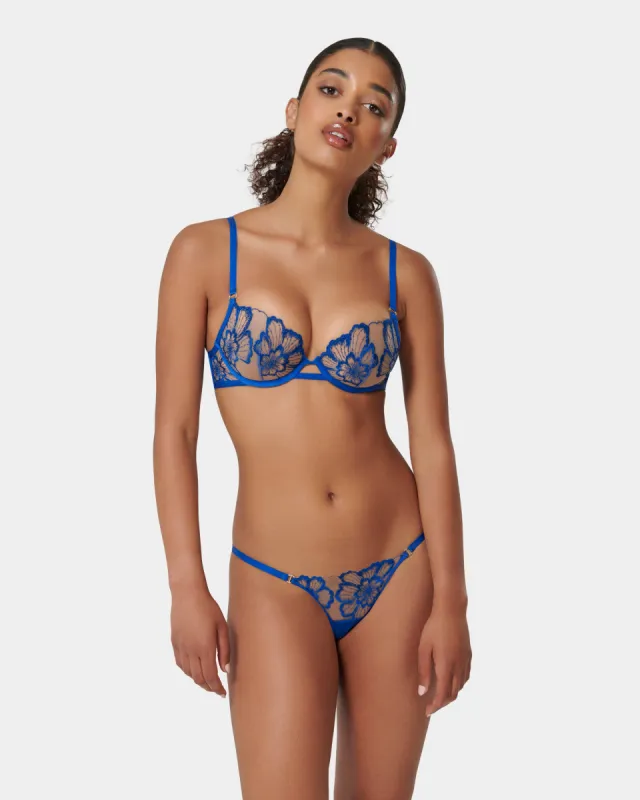 Set: Catalina Egyptian Blue/Sheer sold by Bluebella