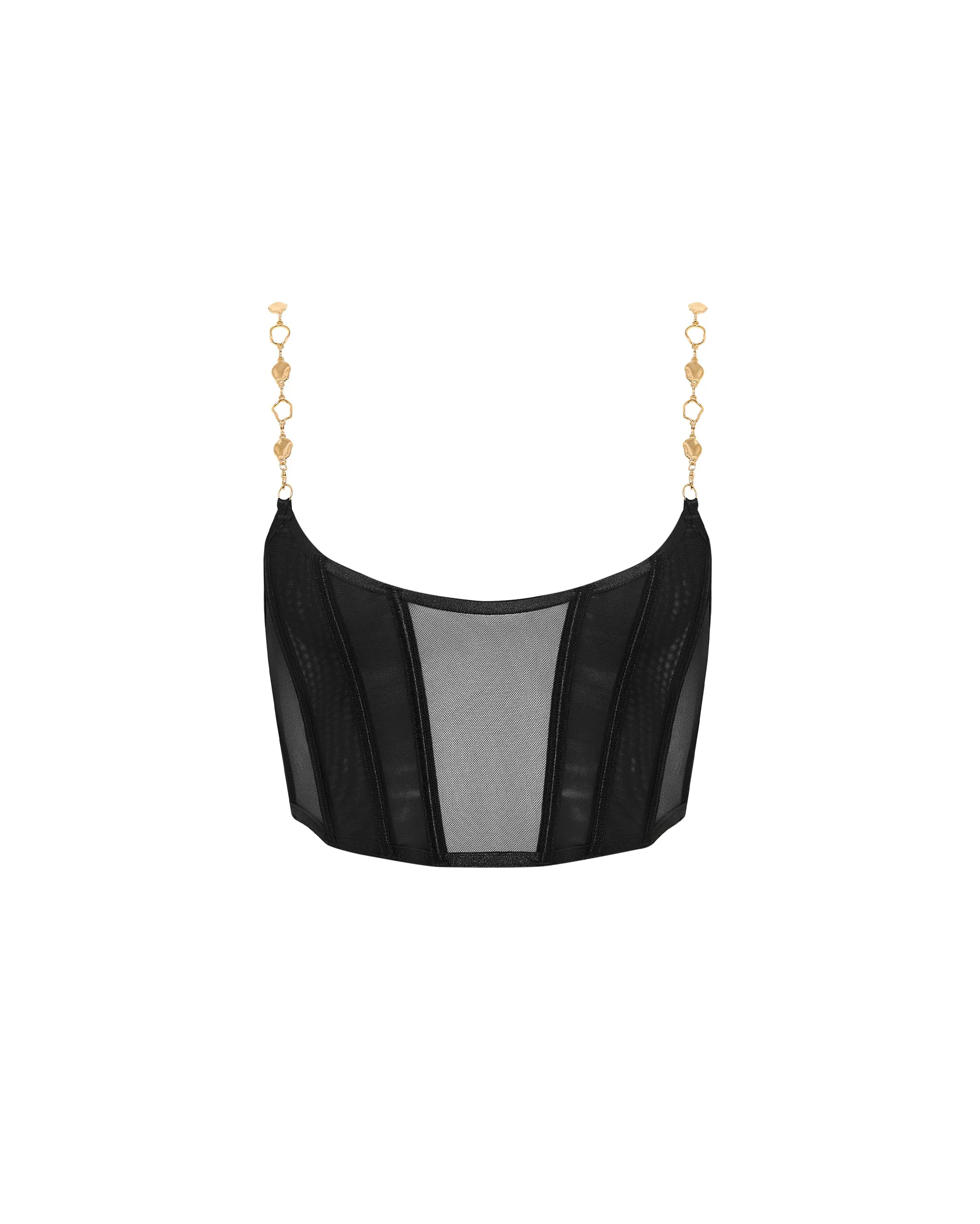 Emery Soft Bustier Black/Gold sold by Bluebella product image thumbnail 5