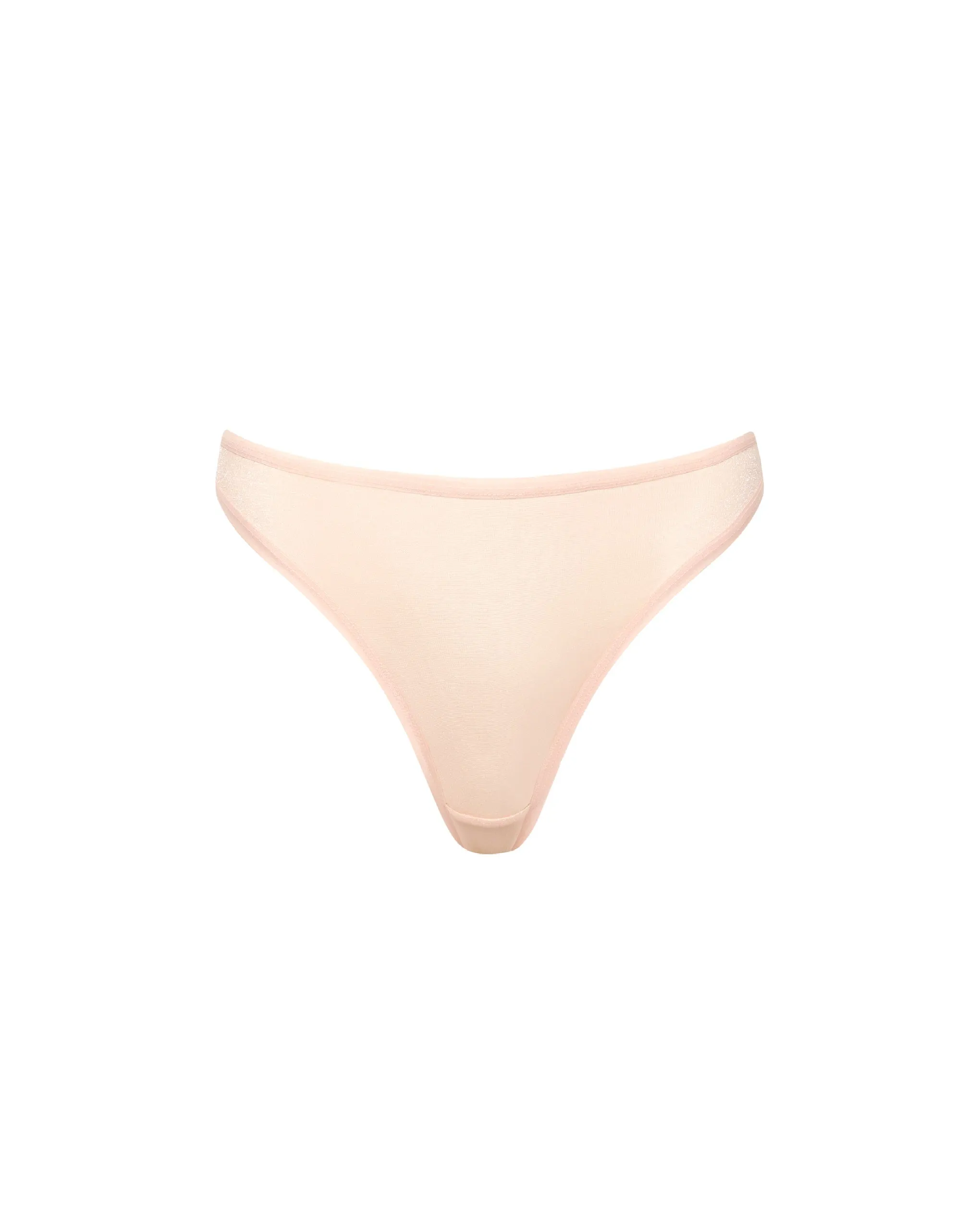 Thena High-Waist Thong Frosted Caramel sold by Bluebella product image thumbnail 5