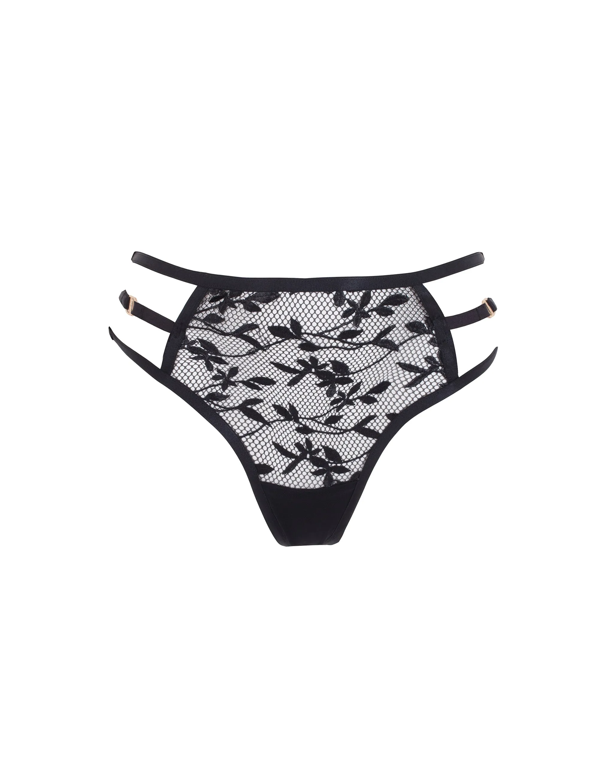 Dana High-Waist Thong Black sold by Bluebella product image thumbnail 5