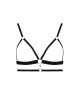 Simone Open Harness Bra Black sold by Bluebella