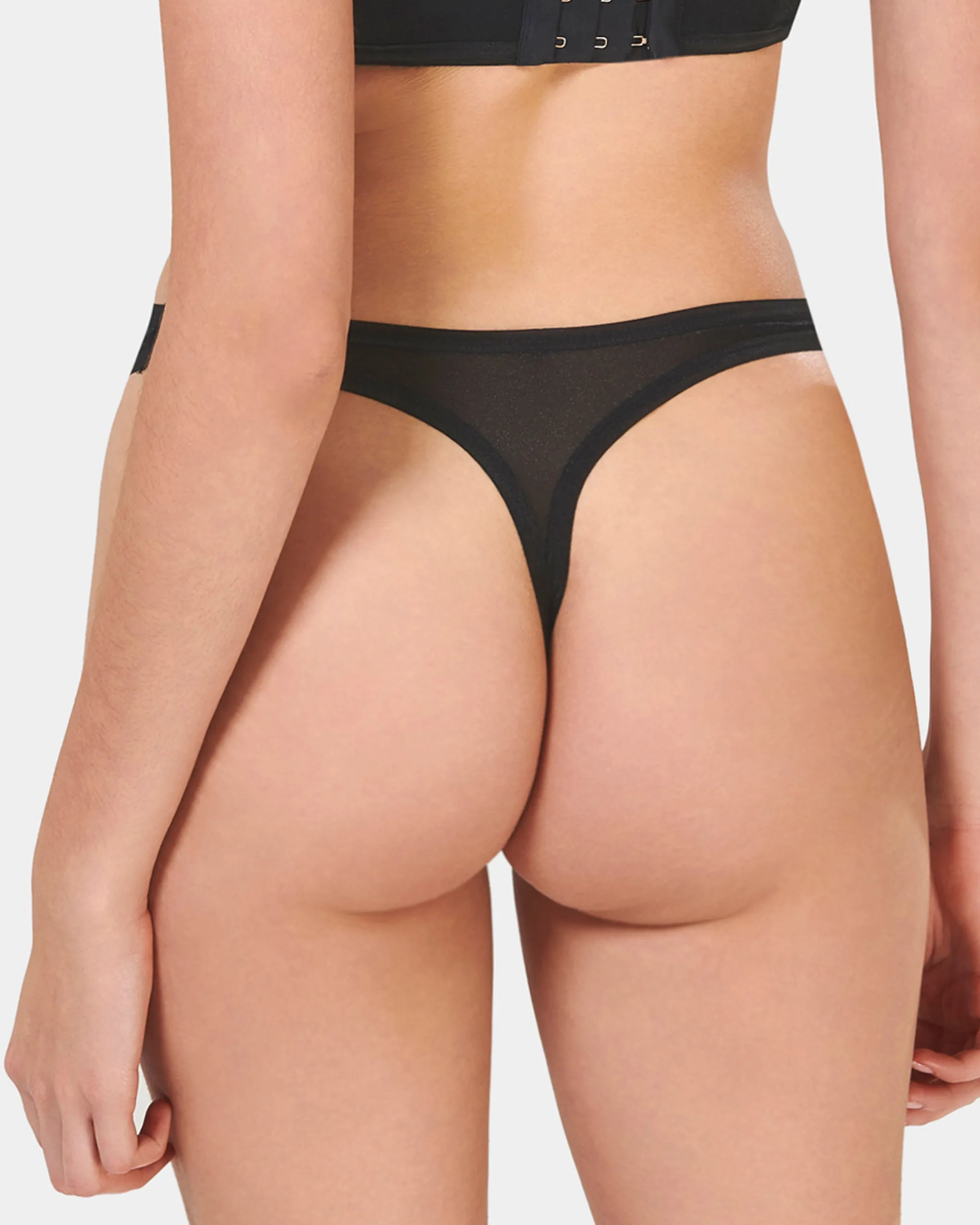 Thena High-Waist Thong Black sold by Bluebella product image thumbnail 3