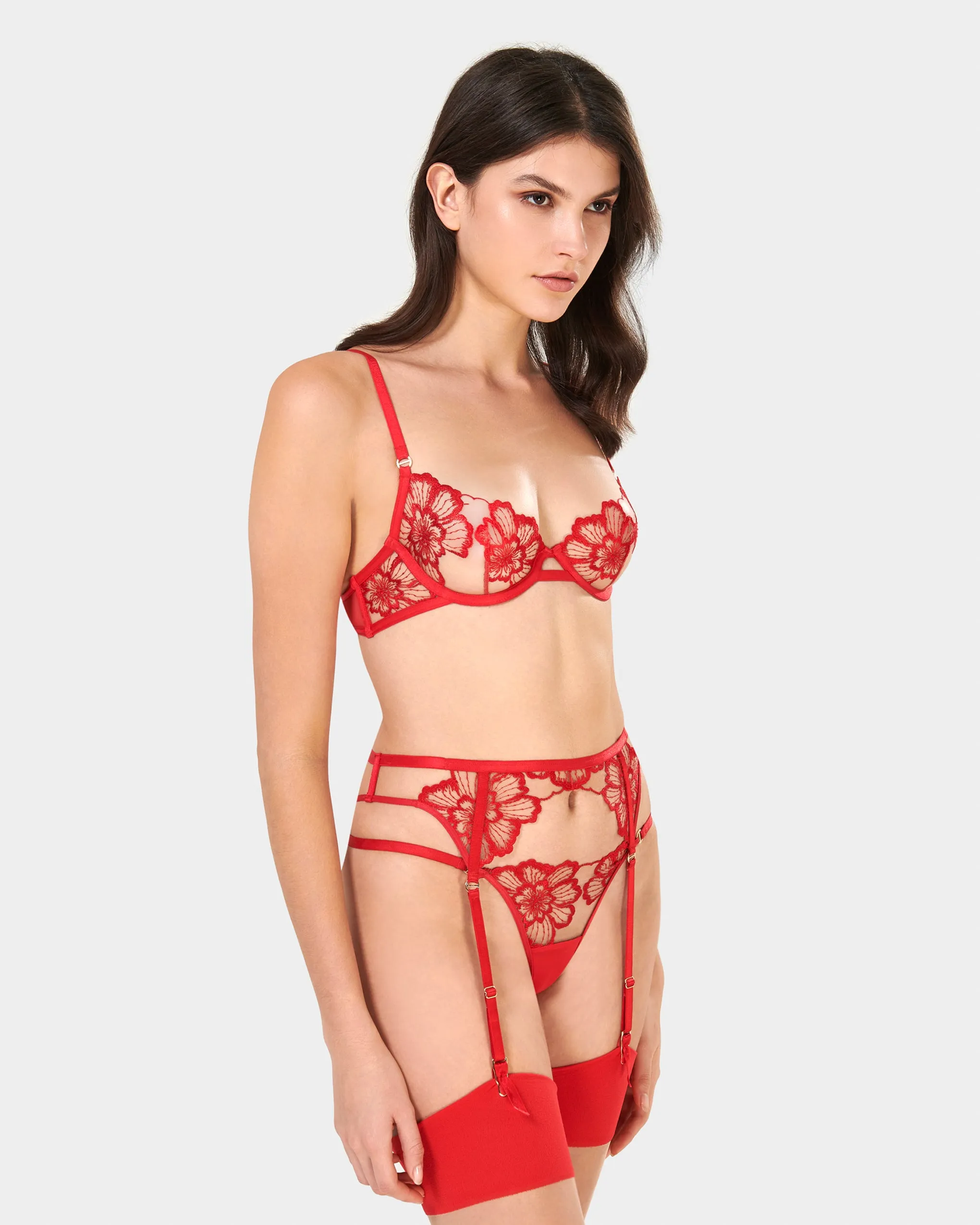 Set: Catalina Red/Sheer sold by Bluebella product image thumbnail 2