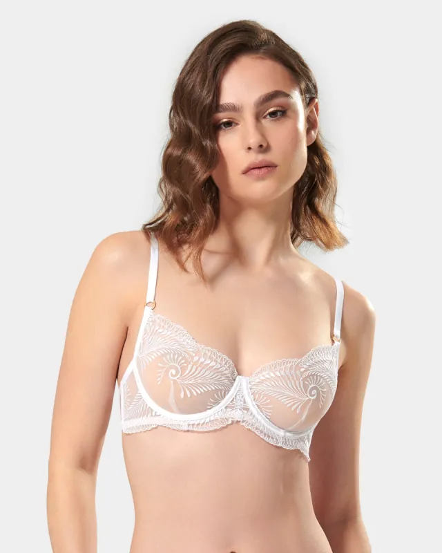 Rafaela Bra White sold by Bluebella